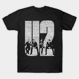 u2 white vintage T-Shirt